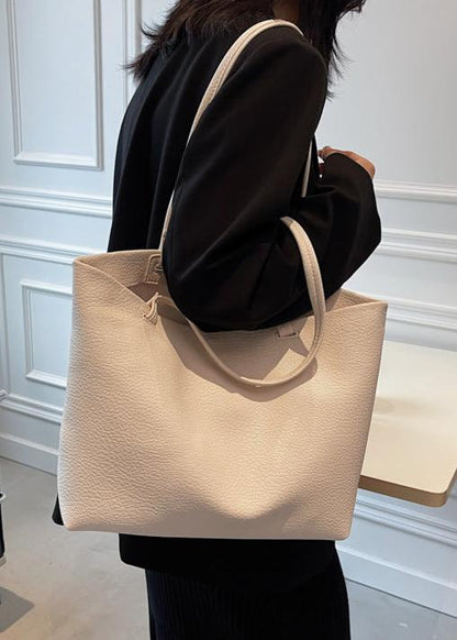Trendy Spacious Women's Shoulder Bag with Soft Leather