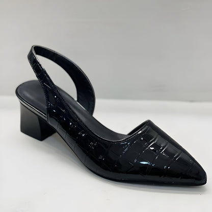 Orthopedic Slingback Pumps With Pointed Toe