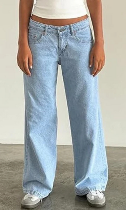 Yaella | Low Rise Straight-Leg Women's Jeans