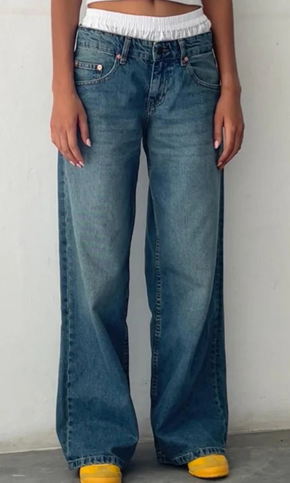 Yaella | Low Rise Straight-Leg Women's Jeans