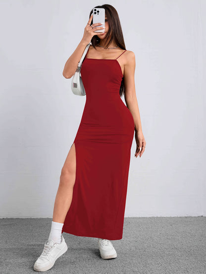 Delisia | Elegant Maxi Dress with High Split