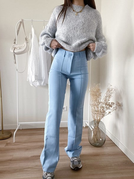 Caryssa | Straight Pants with High Waist