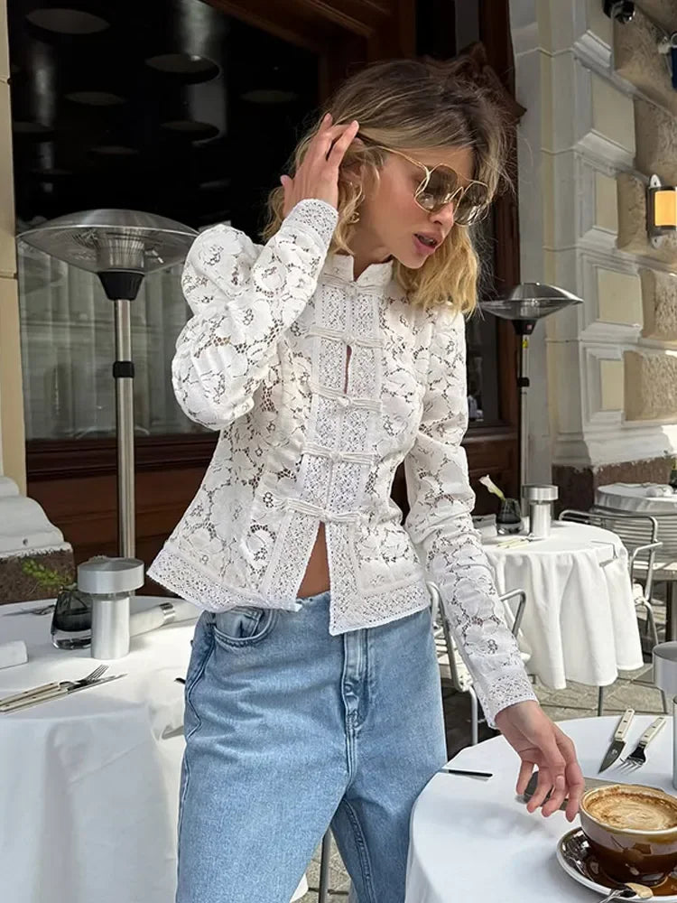 Lace Tops For Women With Elegant Details