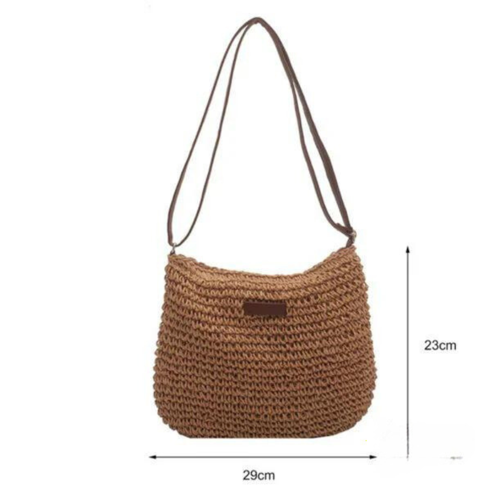 Beatie | Braided Crossbody Bag with Adjustable Strap