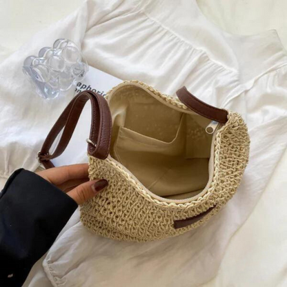 Beatie | Braided Crossbody Bag with Adjustable Strap