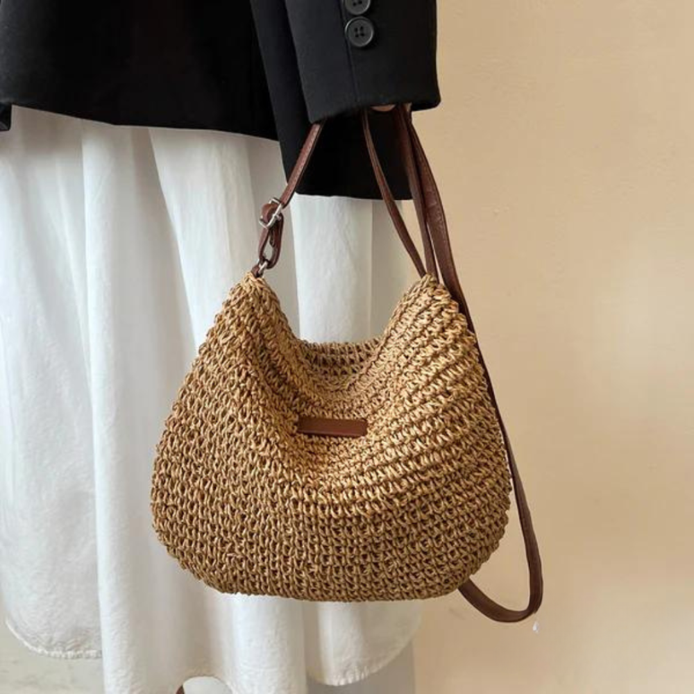Beatie | Braided Crossbody Bag with Adjustable Strap
