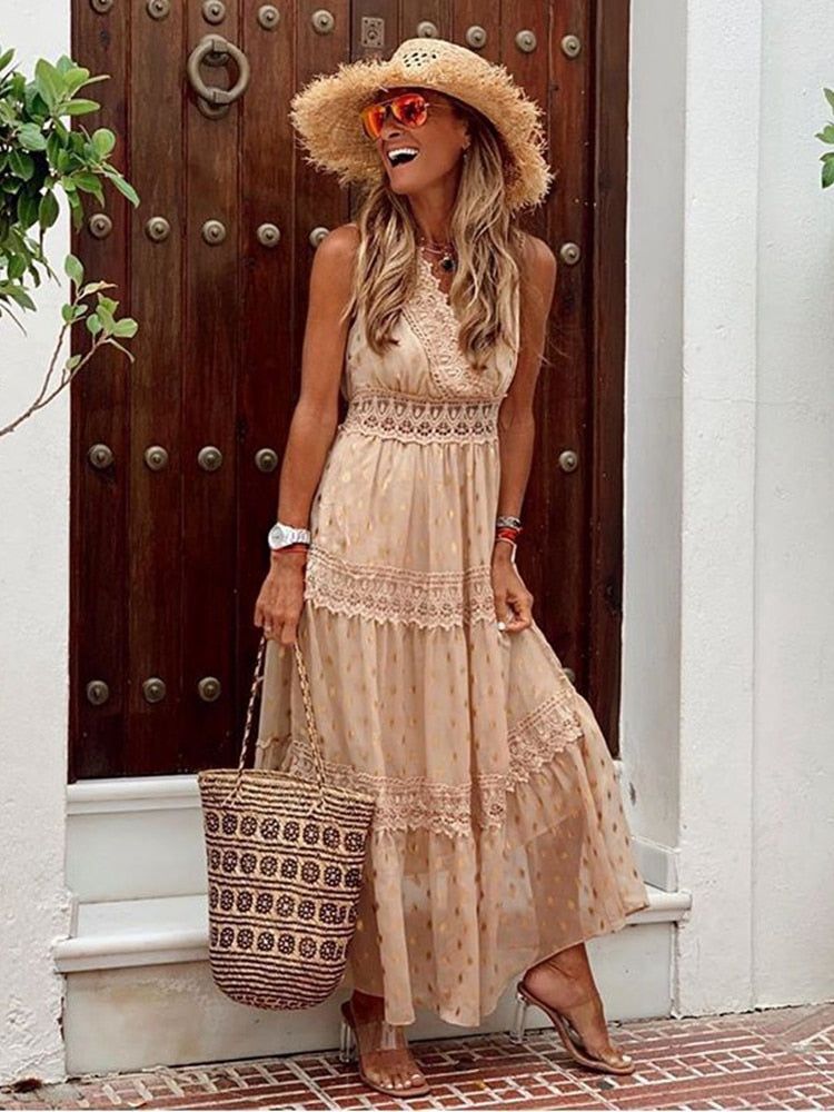 Roos | Ibiza Maxi Summer Dress for Women