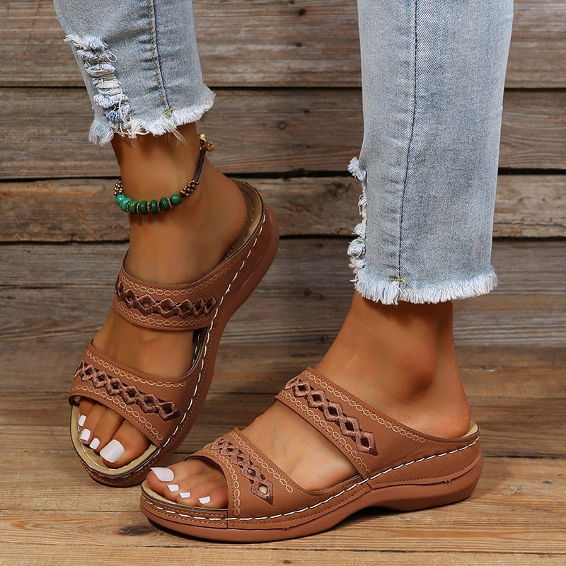 Casual Women's Orthopedic Sandals With Supportive Sole