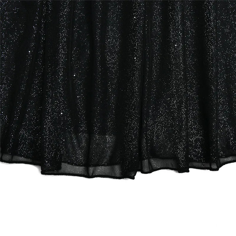 Dahlia | Strapless Glitter Mini Dress