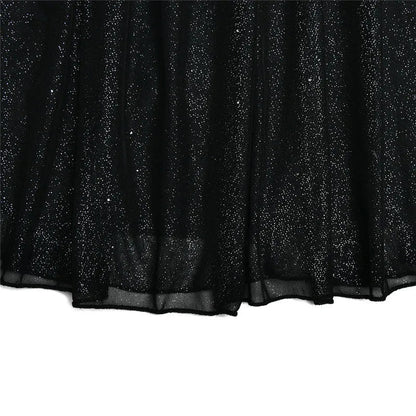 Dahlia | Strapless Glitter Mini Dress