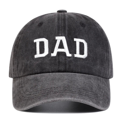 Stylish Baseball Cap With Embroidered Mom/Dad Lettering