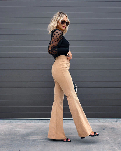 Vivienne | Stylish Velvet Pants