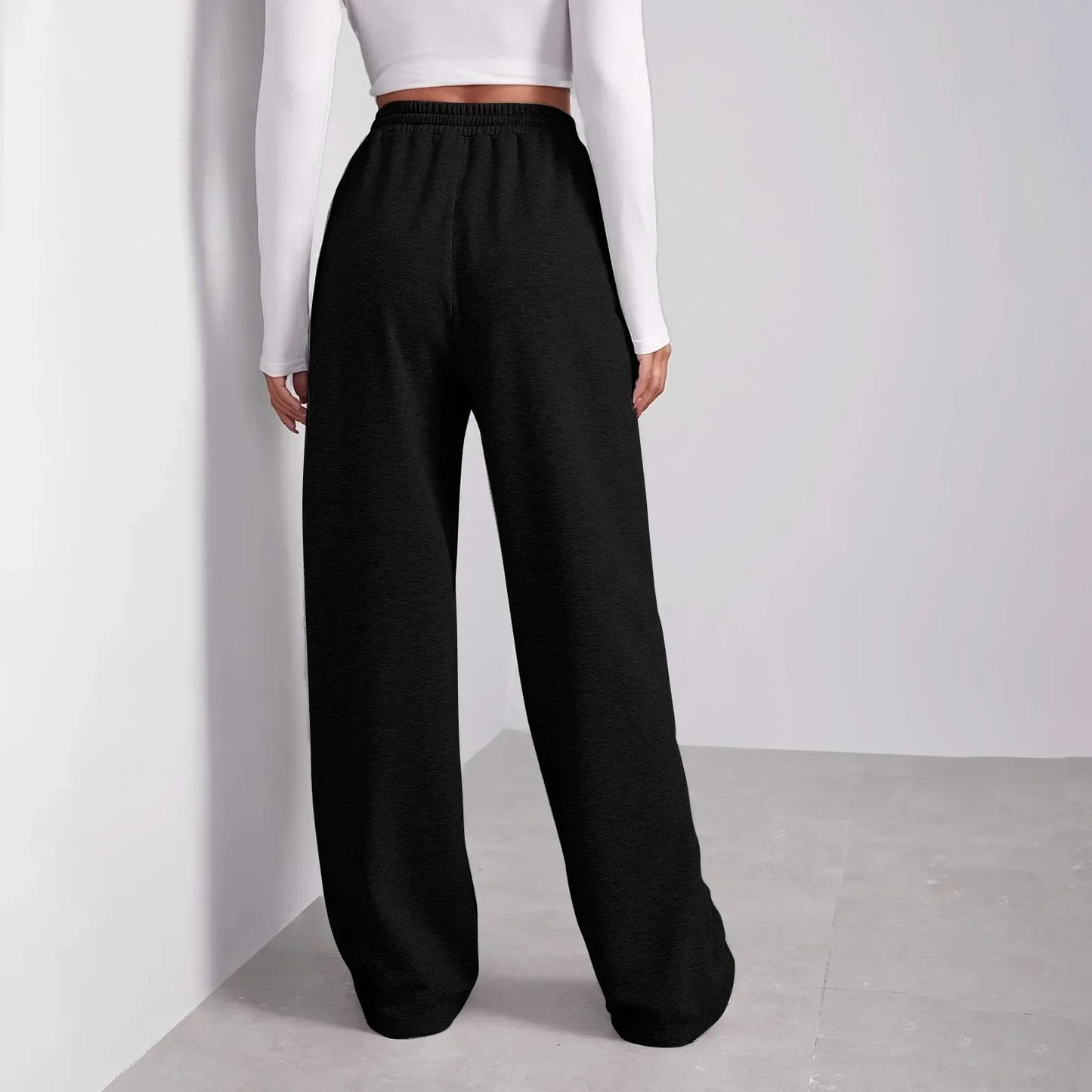 Alina | Casual High Waist Wide-Leg Jogging Pants
