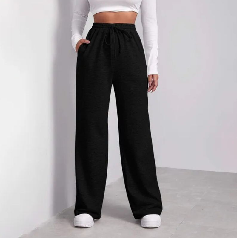 Alina | Casual High Waist Wide-Leg Jogging Pants