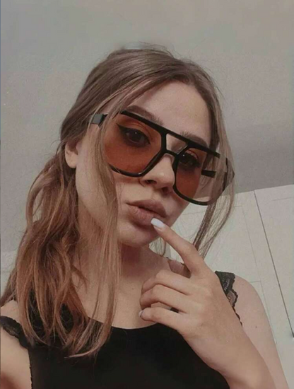 Morena | Statement Sunglasses with Geometric Frame
