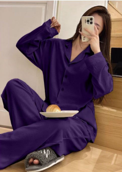 Ammie | Satin Pajama Set with Wider Pants