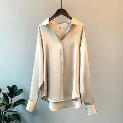 Chic Luxe Women's Blouse with Long Sleeves