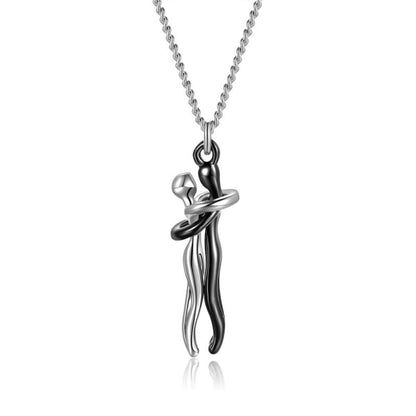 Elegant Women's Necklace with Gold and Silver Pendant