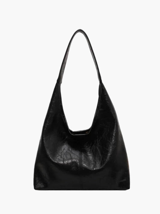 Elegant comfortable women's shoulder bag with zipper