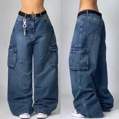 Dunya | Streetwear Flared Baggy Jeans
