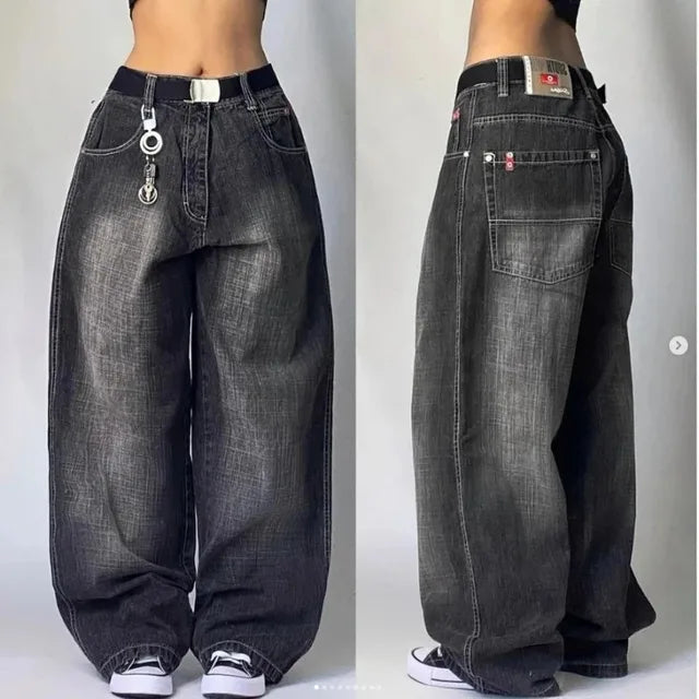 Dunya | Streetwear Flared Baggy Jeans