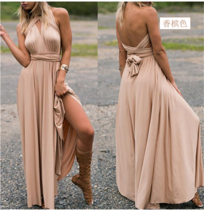 Chic Women's Infinity Maxi Dress in Multiple Styles