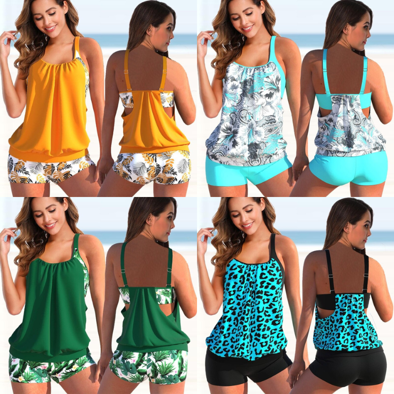 Lysette | Colored Women's Tankini Set Comfortable
