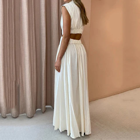 Carlynn | Elegant Sleeveless Maxi Dress