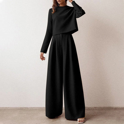 Chic comfortable ladies set with elegant structure