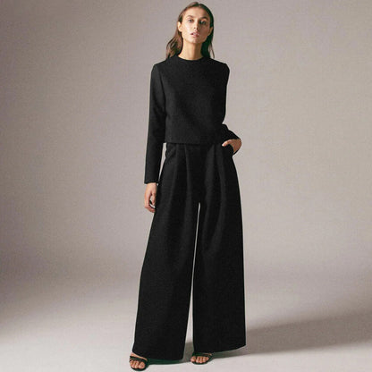 Chic comfortable ladies set with elegant structure