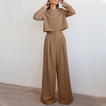 Chic comfortable ladies set with elegant structure