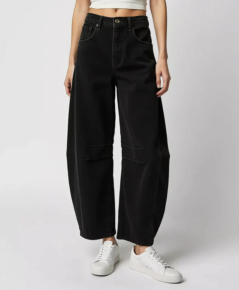 Weite Jeans mit Hohem Bund für Damen