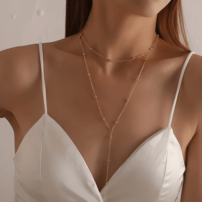 Luxury Women's Gold Chain with Stylish Refined Layers