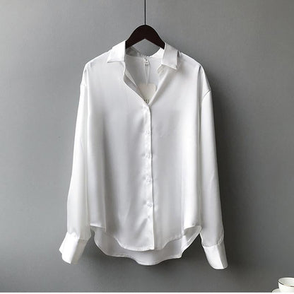 Chic Luxe Women's Blouse with Long Sleeves