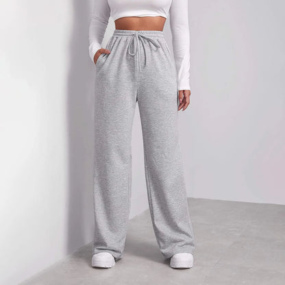 Alina | Casual High Waist Wide-Leg Jogging Pants