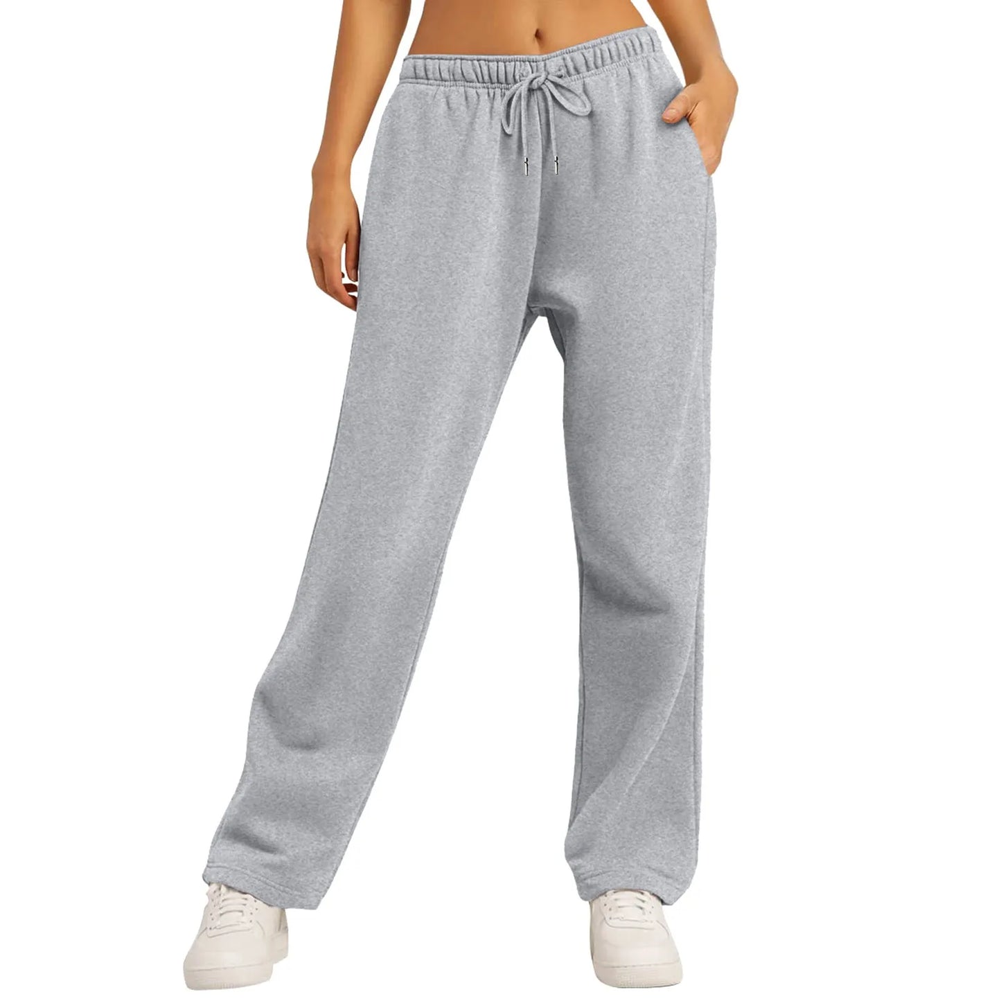 Alina | Casual High Waist Wide-Leg Jogging Pants