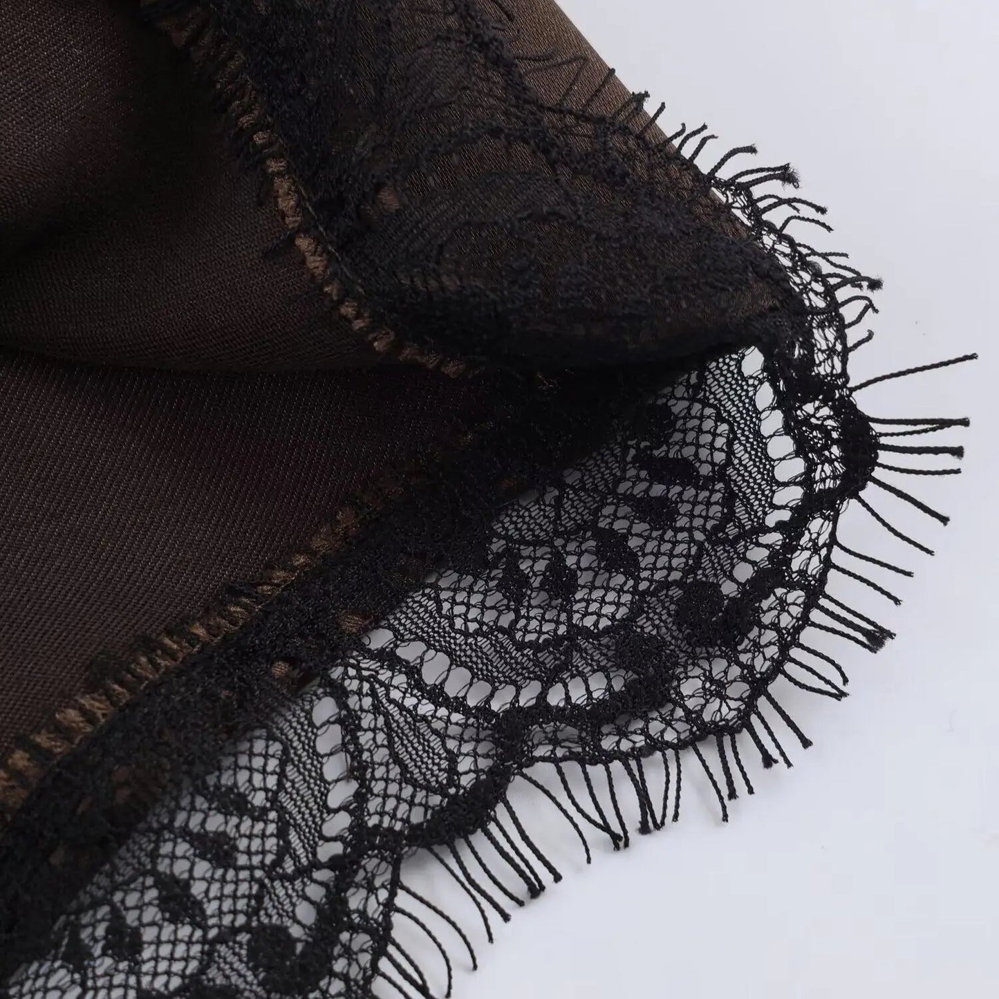Xylia | Dames Minishort - Luxe Satijn met Kanten Rand 3