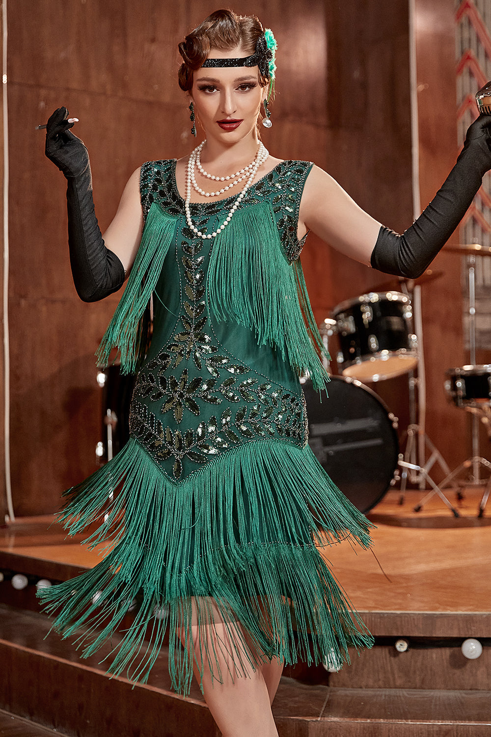 Goedele | Vintage Boho Fringe Midi Women's Dress