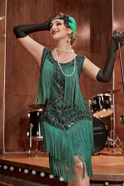 Goedele | Vintage Boho Fringe Midi Women's Dress