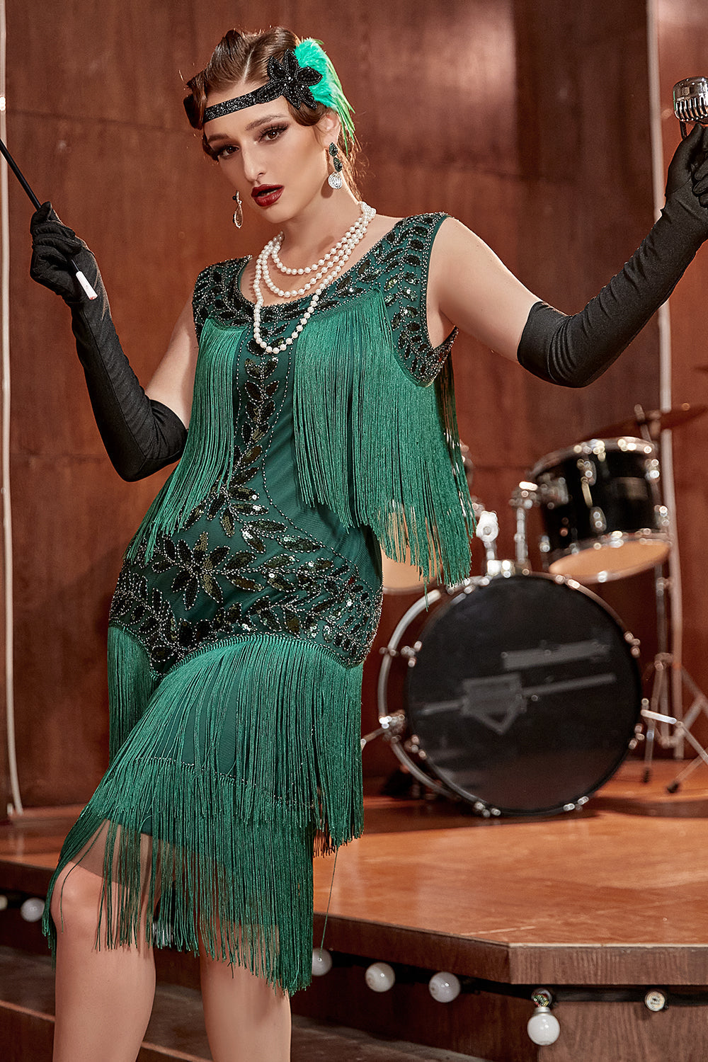 Goedele | Vintage Boho Fringe Midi Women's Dress