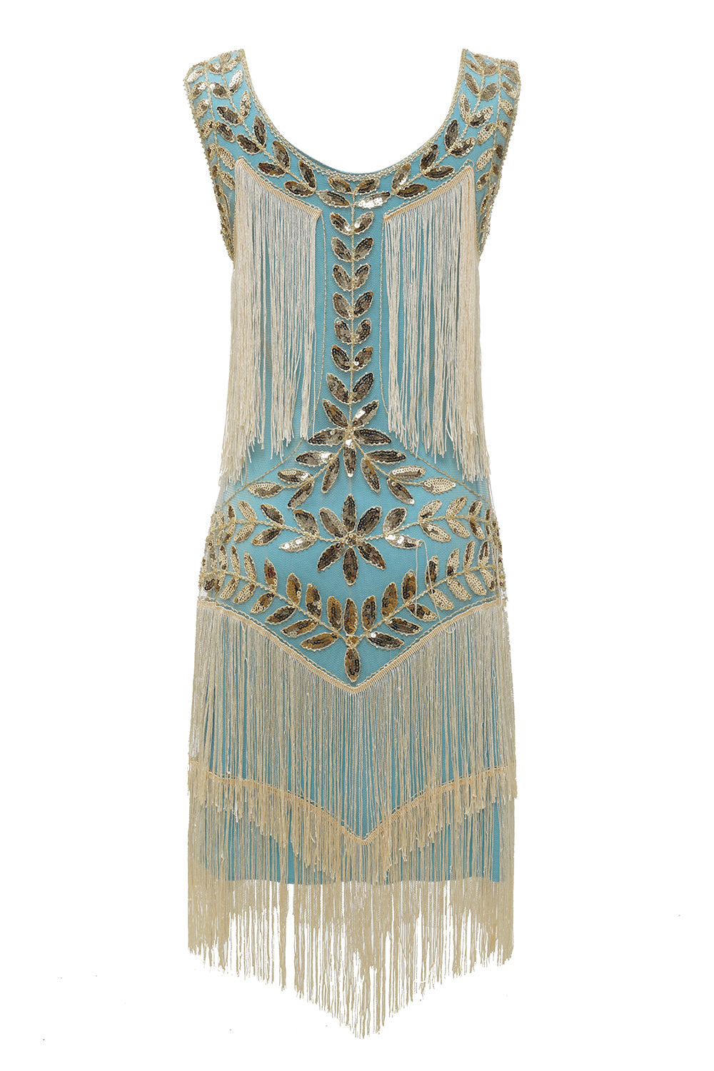 Goedele | Vintage Boho Fringe Midi Women's Dress