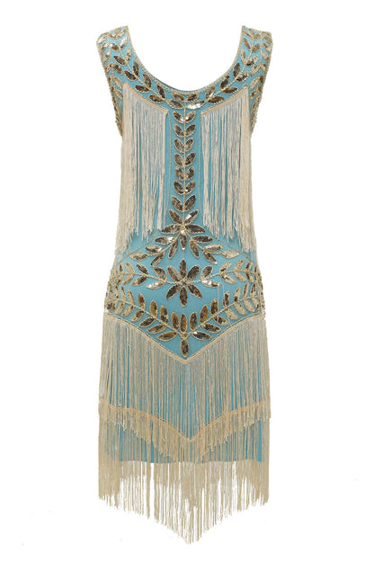 Goedele | Vintage Boho Fringe Midi Women's Dress