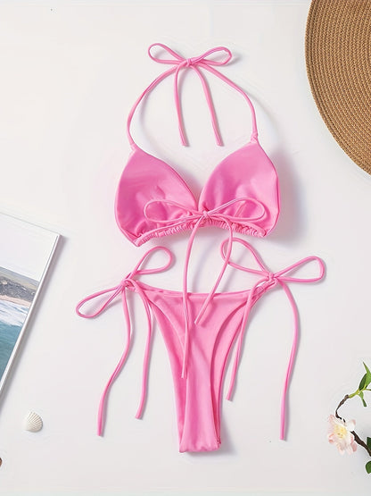Gaity | Minimalist Bikini with Bow Details