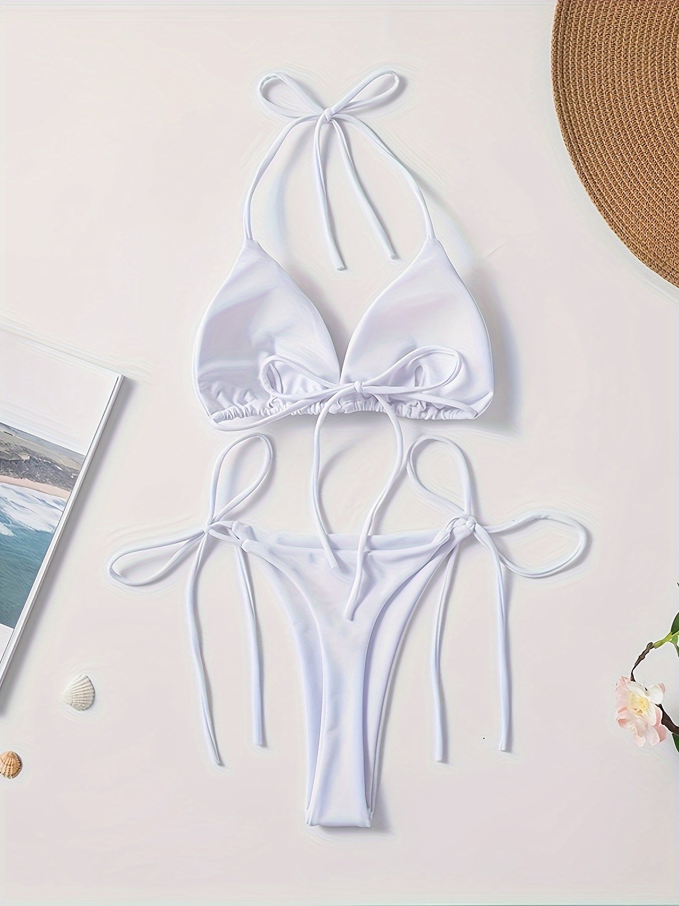 Gaity | Minimalist Bikini with Bow Details