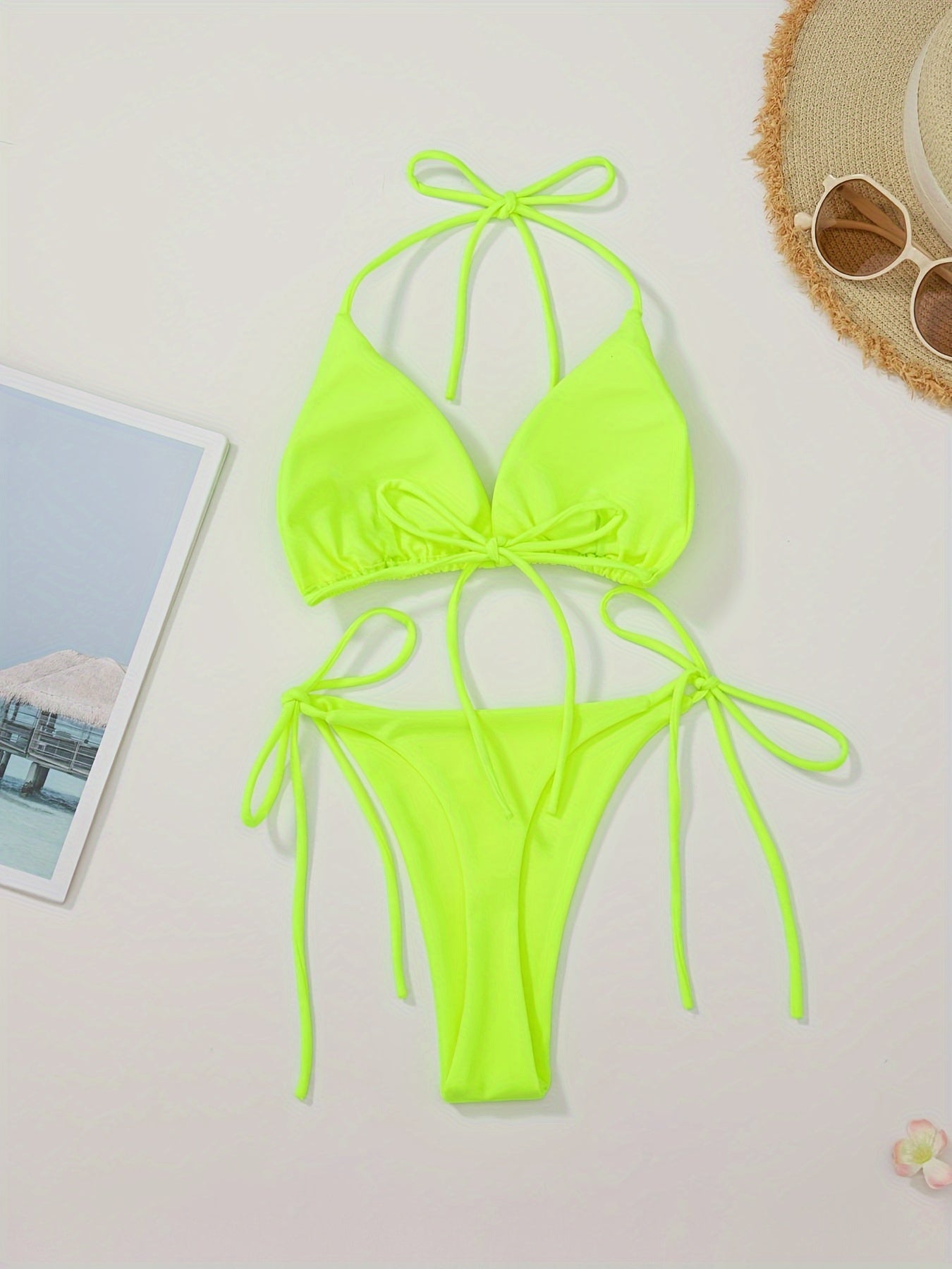 Gaity | Minimalist Bikini with Bow Details