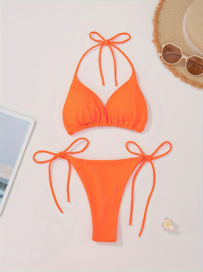 Gaity | Minimalist Bikini with Bow Details