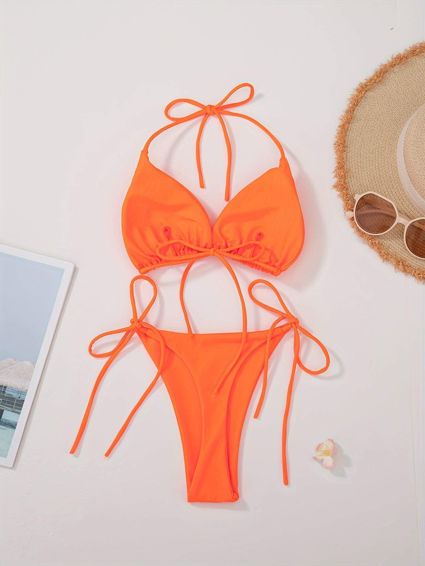 Gaity | Minimalist Bikini with Bow Details