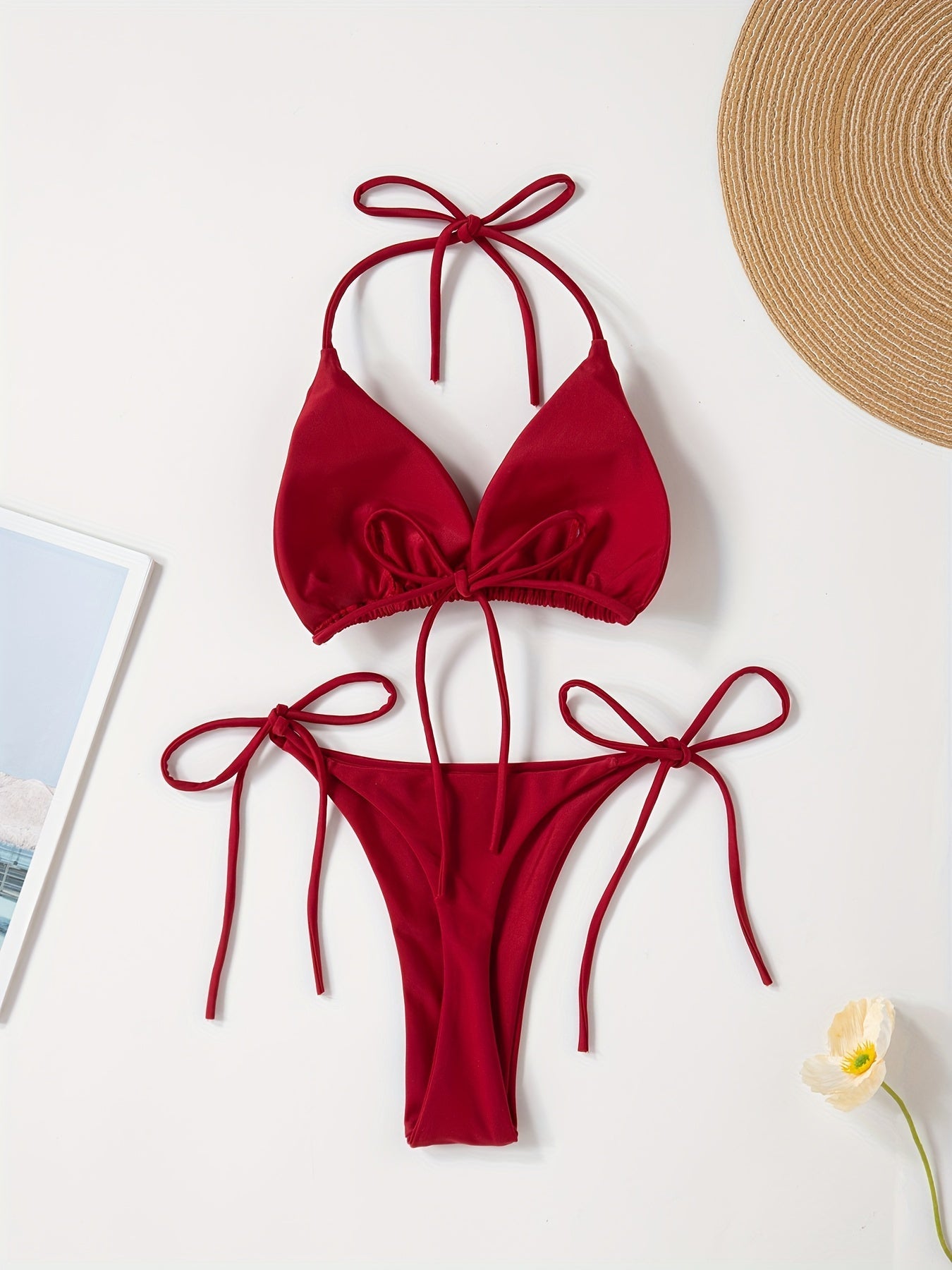 Gaity | Minimalist Bikini with Bow Details
