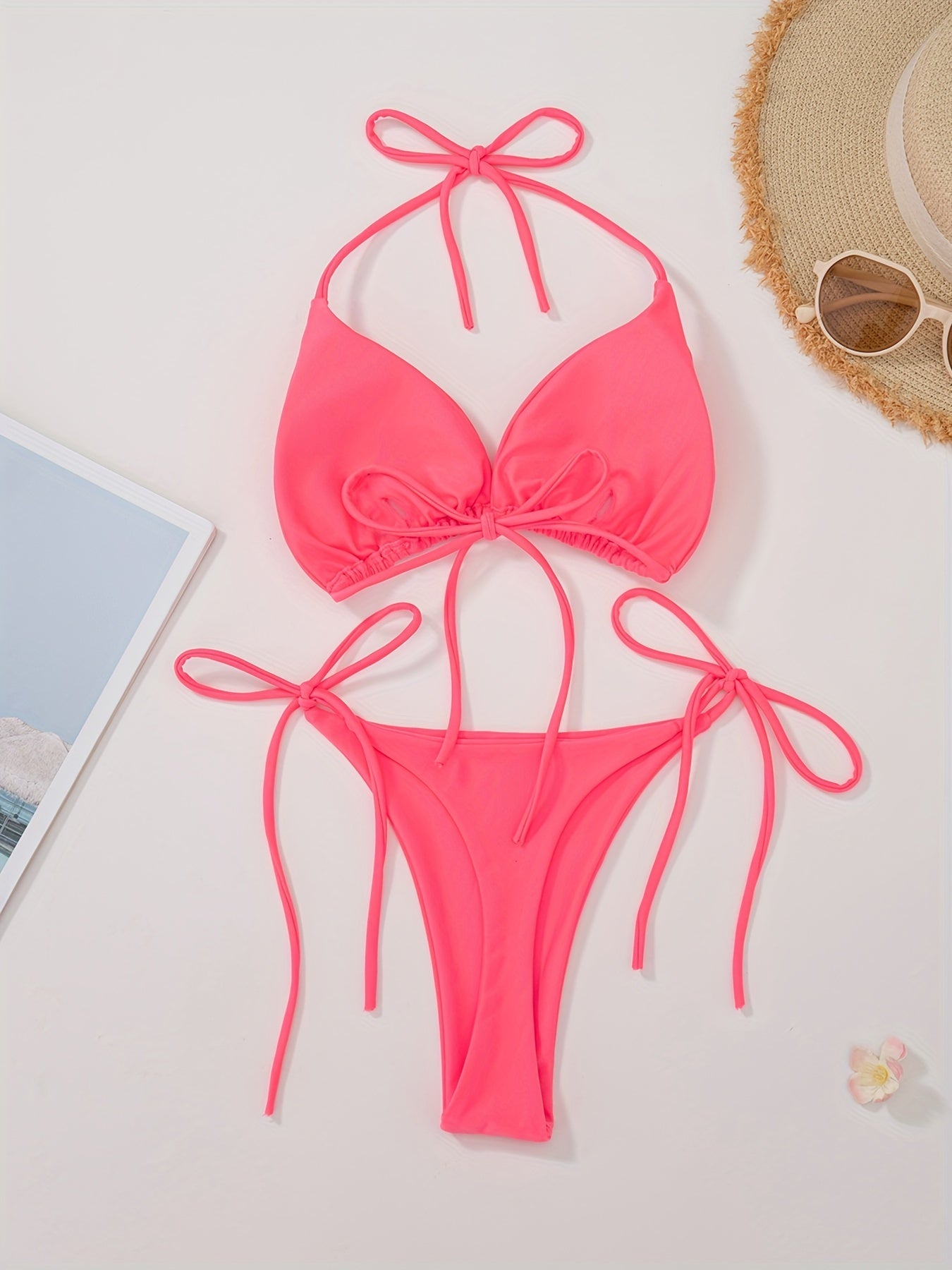 Gaity | Minimalist Bikini with Bow Details