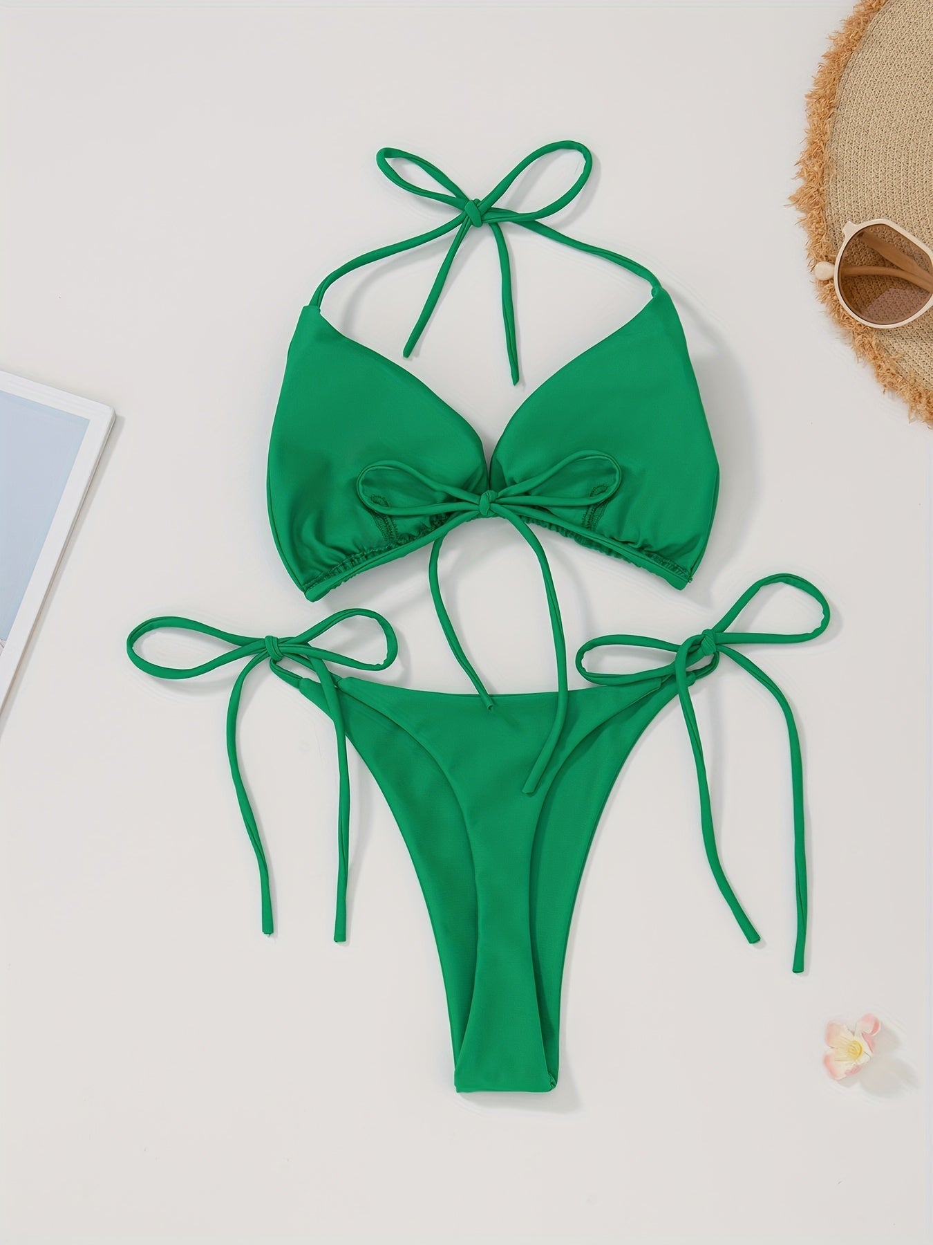 Gaity | Minimalist Bikini with Bow Details